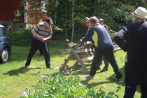 Tuomo Kauppi Kodisjoelta ja Iivo Junkola ovat käyttäneet justeeria ennenkiin.Kisassa heille heltisi toinen sija.