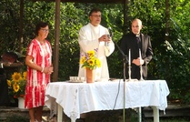 Ehtoohartaudessa hiljennyttiin myös ehtoollisen viettoon.