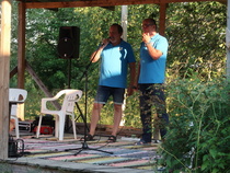 Letkeästä menosta vastasivat Polttilan oma poika Rainer Lehti ja reilalainen Jukka Heinonen.