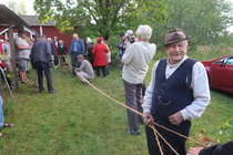 Lopputuloksena syntyi aika pitkä pätkä tukevaa köyttä.