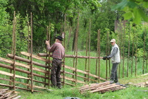 Riukuaidan teossa Simo Lemmetti ja Asko Mäki-Tanila.